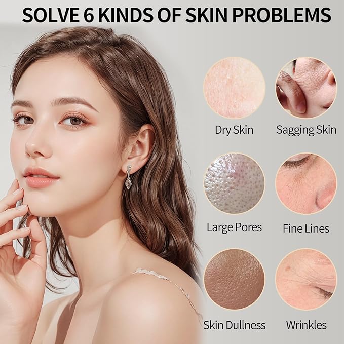 2025 Collagen Overnight Wrapping Peel Off Facial Mask with Jelly Brush, Elasticity & Hydration, Natural Ingredients for Firmer Skin, Reduces Sagging & Dullness, Korean Skin Care（75ml, 2.54 fl.oz)