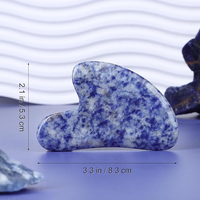 rosenice Gua Sha Facial Tools Natural Gua Sha Jade Stone for Face Skincare Facial Body for SPA