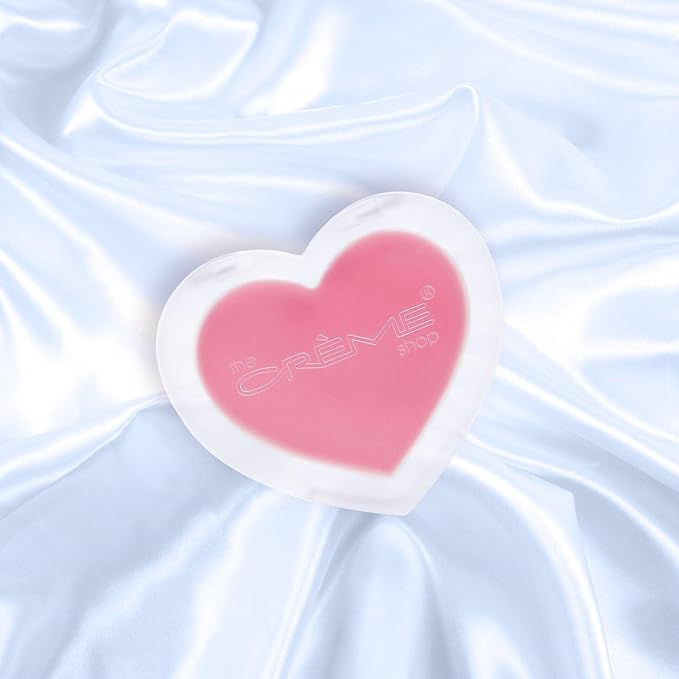 The Creme Shop Crème Blush Balm: Dewy Color Perfection with Aloe Vera. Buildable, Long-lasting, Easily Blendable for Naturally Rosy Cheeks. Embrace the Glow – Adore U