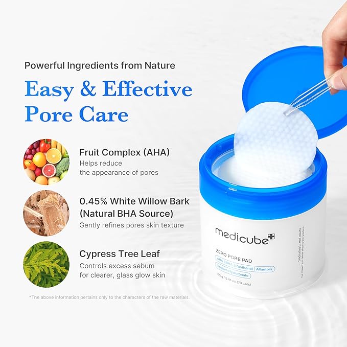 medicube Affordable Trio for Pore & Texture Care: Zero Pore Pads 2.0 and Zero Exosome Shot 7,500 PPM Spicule Facial Serum and Collagen Jelly Cream(50ml) | Skincare Set, Stocking Stuffers, Gift Sets
