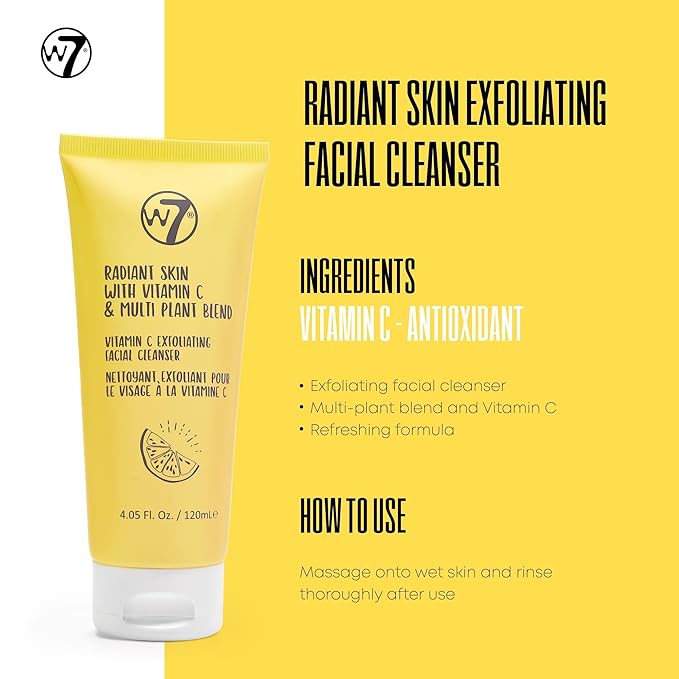 W7 Skin Refresh Skincare Set | Face Cleanser, Toner, Serum & Moisturizer | Hydrating & Glow Boosting Routine | Full Size, Long Lasting Products to Use at Home