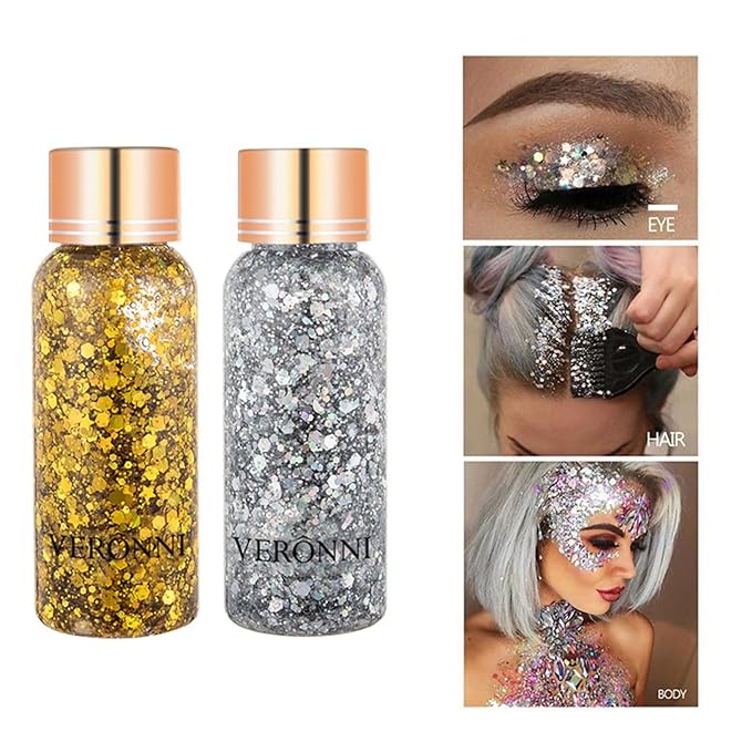 All-in-One Makeup Gift Set Carry All Makeup Kit Women Full Kit With Makeup Bag Concealer Lipgloss Lipstick Blush Foundation Face Powder Eyeshadow Palette Cosmetic Palette #5