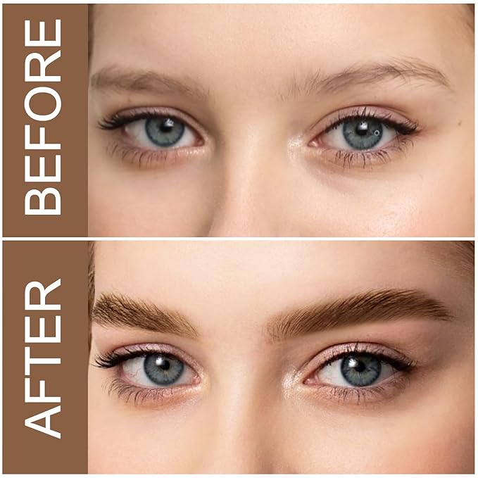 Microblading Eyebrow Pen，Waterproof Brow Pen Micro 4 Point,Eyebrow Makeup Pencil for Women to Effortlessly Create Hair Like Natural Brows，Long Lasting & Smudge-proof