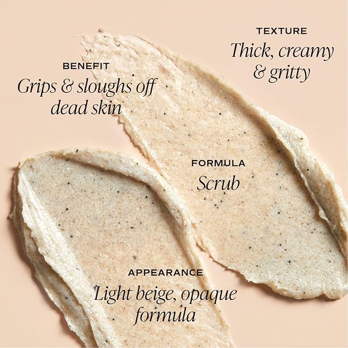 Saltair KP Body Scrub. 5% Glycolic Acid Treatment with Volcanic Sand and Plant Moisturizers. Fragrance-Free Physical Chemical Exfoliator. Exfoliating Body Scrubber for Rough Bumpy Skin, 10oz.