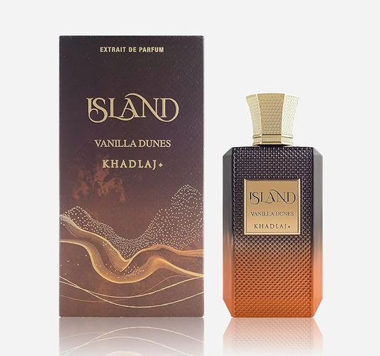 Khadlaj Island Vanilla Dunes Extrait De Parfum Spray, 3.4 Ounce (Unisex)