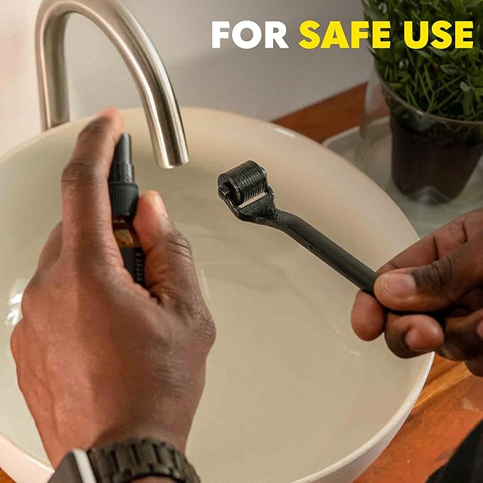 The Beard Club Derma Roller Cleansing Spray - Clean and Prolong Derma Roller Life - 0.5oz