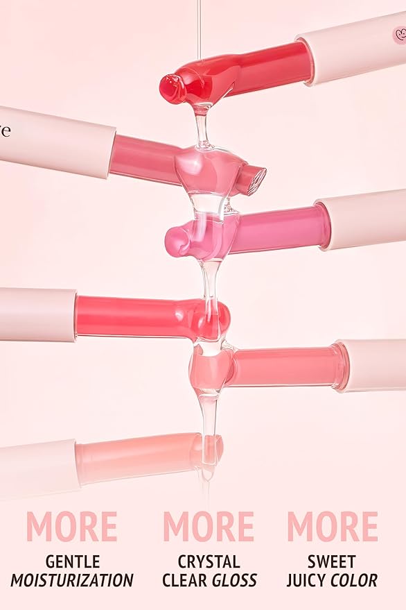 Veganize Collagen Lip Glass Balm | Hydrating Lip Balm in 9 Vibrant Colors | Moisturizing Lip Care Infused with Collagen Jelly Magic | No Animal Trial Lip Balm 0.06 oz (No. 1 Camellia Red)