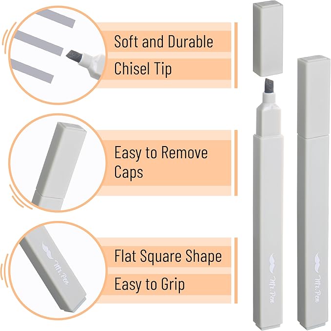 Mr. Pen- Aesthetic Highlighters, 8 Pack, Chisel Tip, Moss Garden, Cute Highlighters Assorted Colors, Back to School Supplies