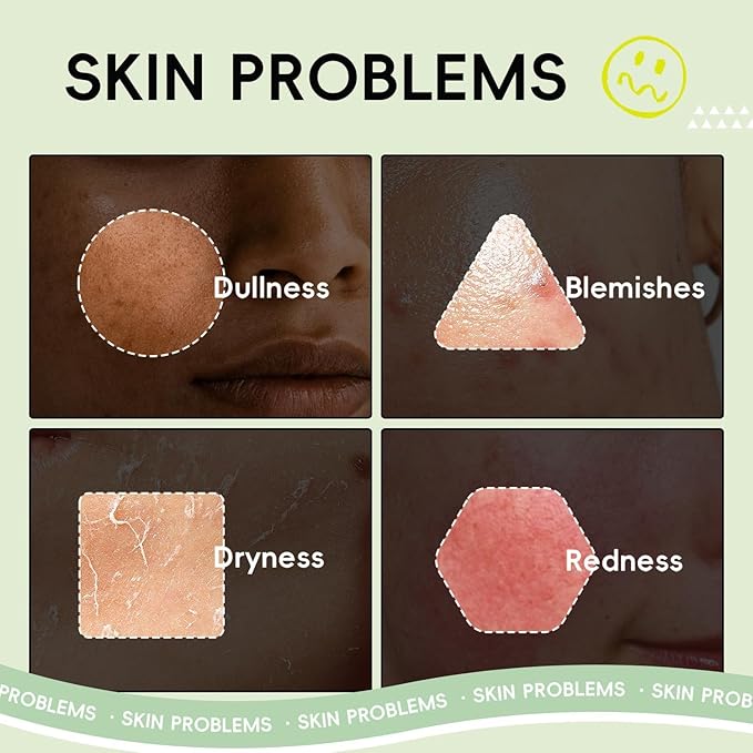 Skin Care Set, Fruit Women Beauty Gift Sets, Skin Care Kit with Cleanser, Serum, Eye Cream, Face Cream Travel Kit for Women, Gentle Skin Cleaning TSA-friendly Sizes 4pcs