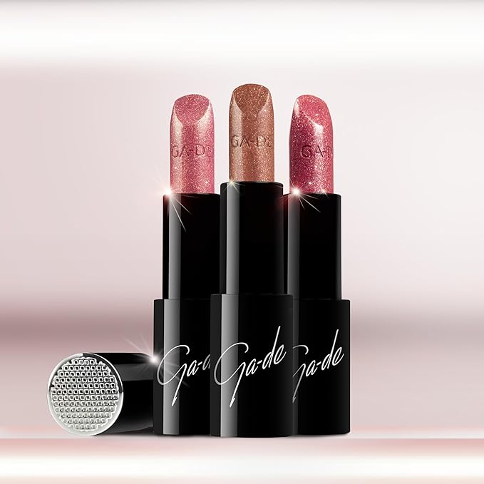 GA-DE Selfie Full Color Lipstick, 864 - Long Lasting High Pigment Lipstick with Argan Oil - Creamy Radiant Shine and Hydrating Benefits - 0.14 oz