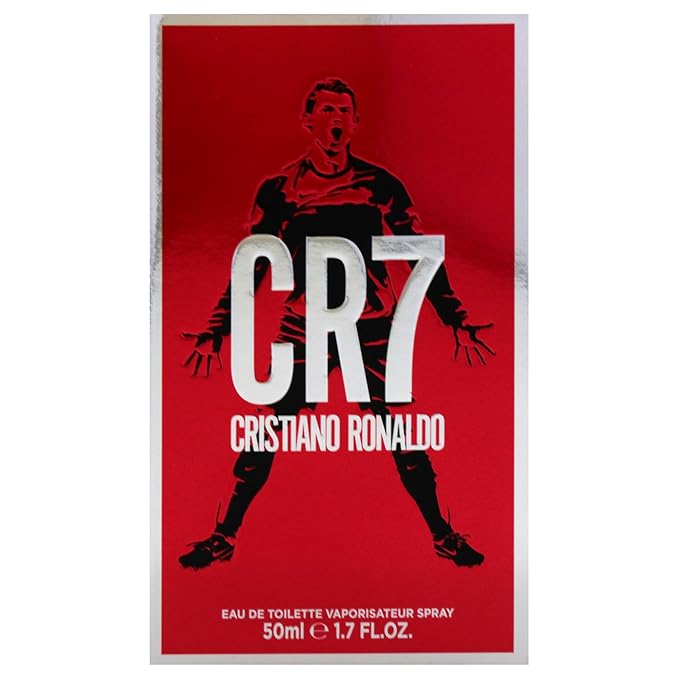 CRISTIANO RONALDO CR7 Eau De Toilette Cologne Scent for Men - Woody, Musky Men's Scent with Lavender, Cardamom, Tobacco, and Cedar - 1.7 oz