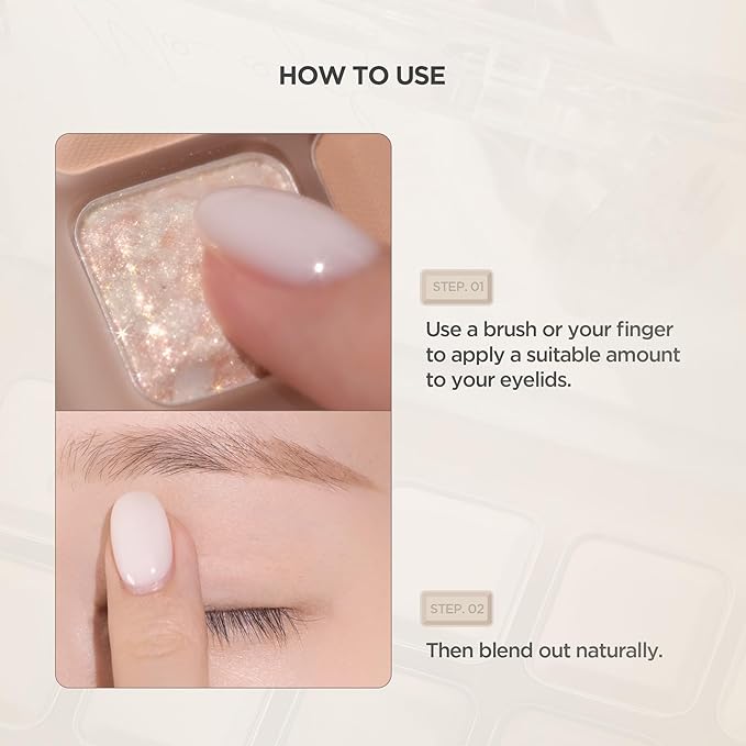 lilybyred Mood Keyboard | 10-Shade Korean Eyeshadow Palette, Highly Pigmented, Matte, Shimmer & Jelly Glitter, Smooth. Blendable, Long-Lasting, Dome-Shaped Design, 0.37 oz. (07 Rose Dial)