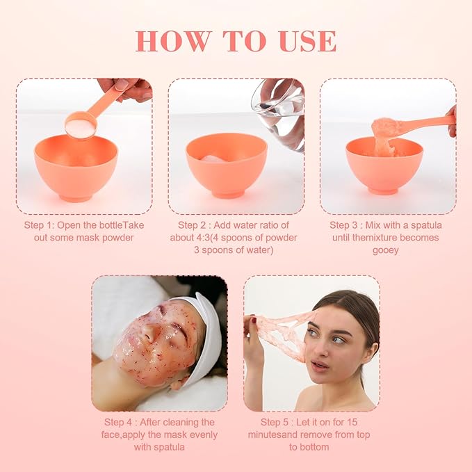 23 Fl Oz Jelly Mask Powder for Facials Professional Natural Gel Face Masks, Hydrating & Moisturizing Jelly Mask SkinCare