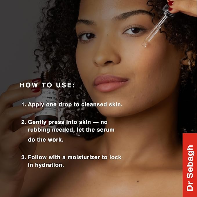 Serum Repair Travel Size - (0.17 fl oz) | Award-Winning Hyaluronic Acid Hydrator | Anti Aging & Wrinkle | Skin Moisturize & Repair Formula | Collagen Boosting Youthful Glow For Women & Men