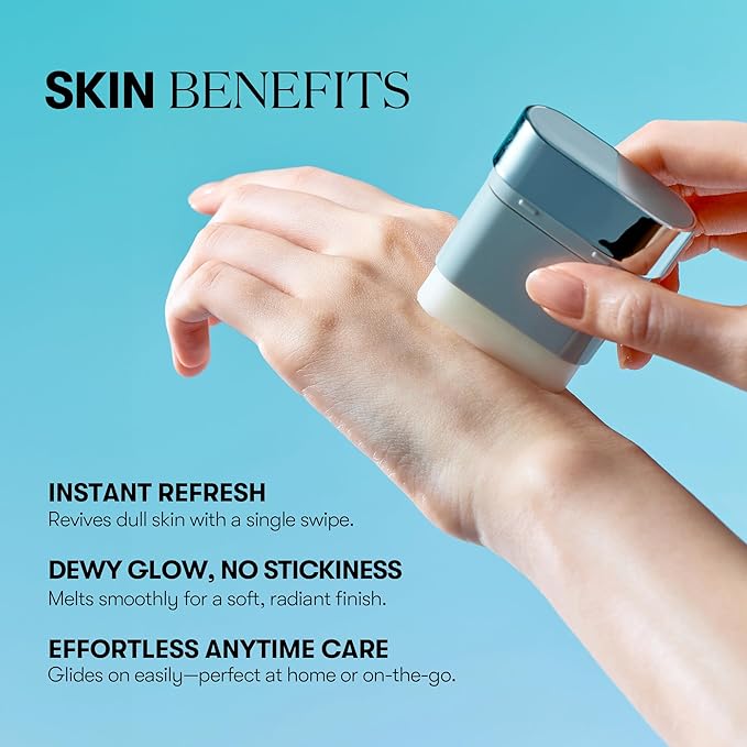 VT COSMETICS PDRN Essence Stick Balm, PDRN Collagen Multi Wrinkle Stick, All-in-One Eye & Neck Treatment, Glow Makeup Base & Face Treatment Balm, Plumping, Fine Lines, Stocking Stuffers (0.33 oz.)