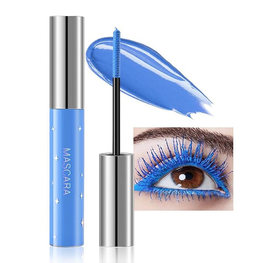 Colored Fiber Mascara, Waterproof Long Lasting Eyelash Mascara, Glitter Eyeshadow And Brow, Volume And Length, Sparkle Eye Makeup