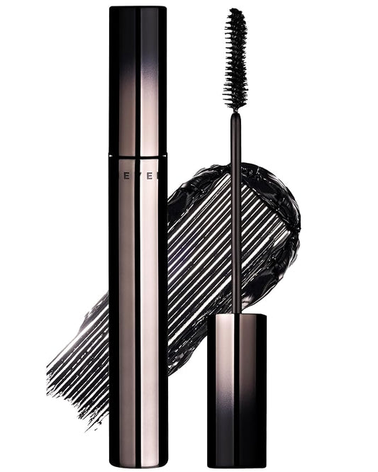 HEVVYMAKEUP Define Eyes Mascara Black Volume & Curl - Volumizing, Curling, Defining - Bold & Lifted Lashes - Feathery Soft, No Smudging, No Clumping - Korean Eye Makeup, 0.30 fl.oz.