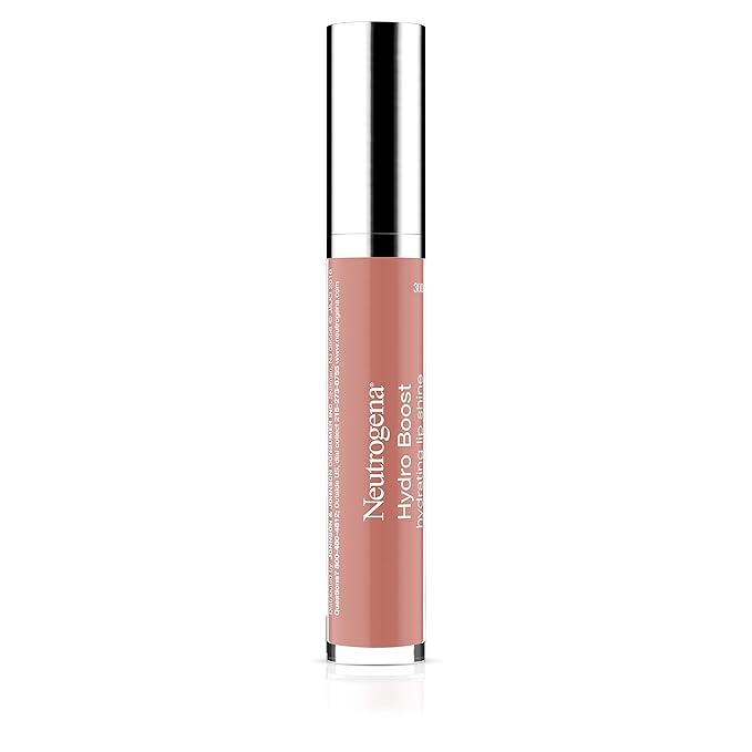 Neutrogena Hydro Boost Moisturizing Lip Gloss, Hydrating Non-Stick and Non-Drying Luminous Tinted Lip Shine with Hyaluronic Acid to Soften and Condition Lips, 20 Berry Brown, 0.10 oz