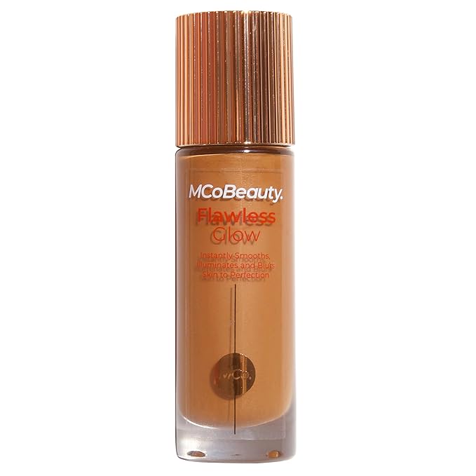 MCoBeauty - Flawless Glow Luminous Skin Filter - 6.5 Natural Honey - 4-in-1 Multi-Use Formula that Contains Squalane - Includes Doe Foot Applicator - Liquid Illuminator