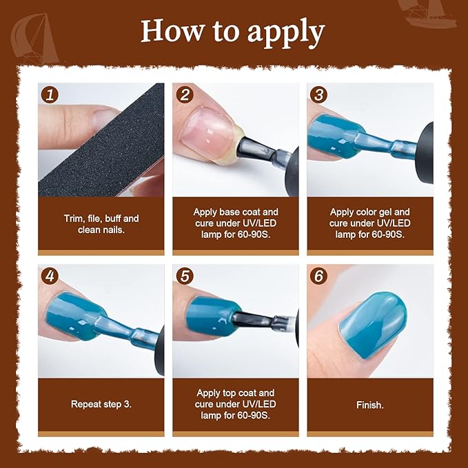 JODSONE 100 PCS (5 ml each) Gel Nail Polish Kit No Wipe Soak off Base Coat and Matte Glossy Top Coat Gel Polish Collections Gifts for Manicure Lovers