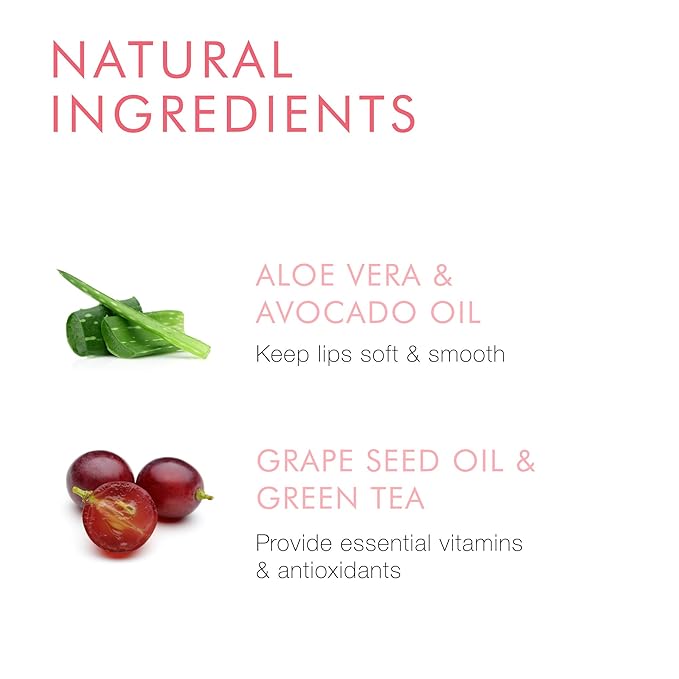 Beauty For Real Lip Gloss + Shine, Light My Fire - Opaque Everyday Red - Non-Sticky Plumping & Hydrating Gloss - Light & Mirror In Cap - Contains Marine Collagen - 0.15 fl oz