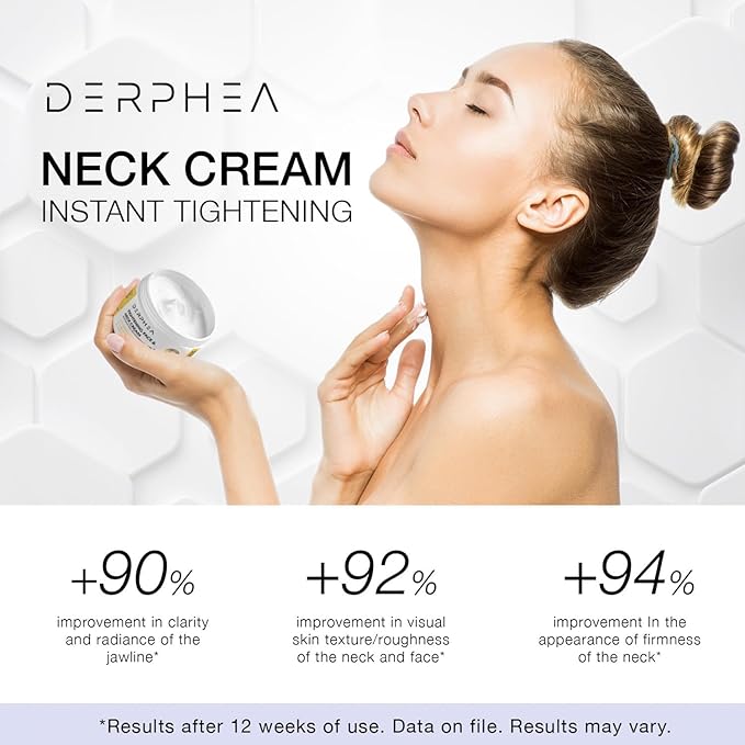 Neck Tightening Cream, Neck Firming Cream For Tightening and Firming, Fine lines, Loose & Sagging On Face, Decollete & Other Skin Areas - 1.7 OZ