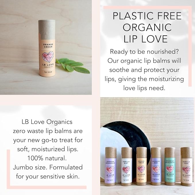 Plastic Free Lip Love | Jumbo (Orange