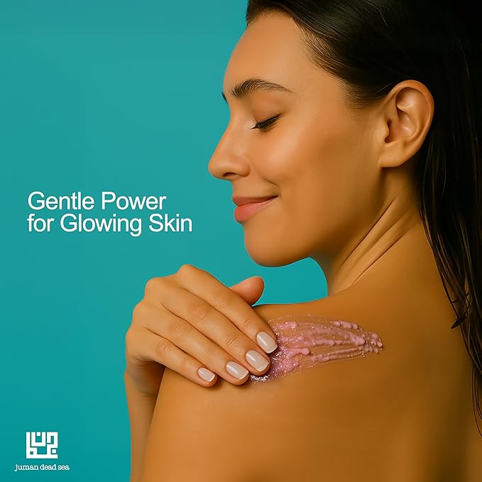 Juman Dead Sea Minerals Fruity Body Scrub Set | Infused with Essential Oils | Gently Exfoliates and Rejuvenates Skin | SlS & Paraben Free | Vegan | Scrub Pack of 3