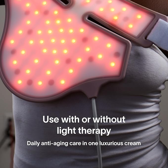 Solawave LightBoost Rich Cream for Face & Neck | Boosts Effects of Red Light Therapy | Daily Anti Aging & Skin Firming Moisturizer | Reduces Appearance of Fine Lines & Wrinkles, Increases Hydration