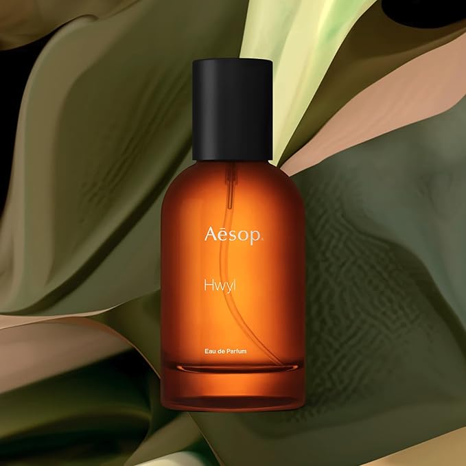 Aesop Hwyl Eau de Parfum | Smoky, Woody, and Vetiver Scent | Subtle Spice and Rich Earthy Aroma | Unisex | 3.3 oz