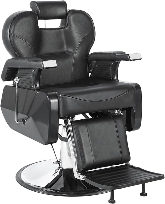 Barber Chair Salon Chairs for Hair Stylist Heavy Duty Hydraulic Reclining for Salon Barbershop Hair Stylist Professional