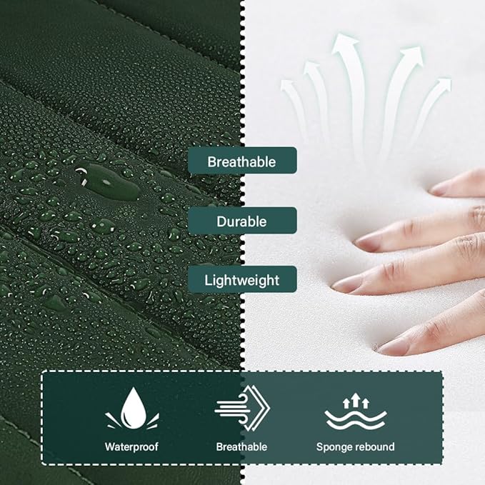 Minimalist Square Swivel Stool with Wheel for Work SPA Shop Massage Height-Adjustable and Cost-Effective Rolling Stool Chair (Green)