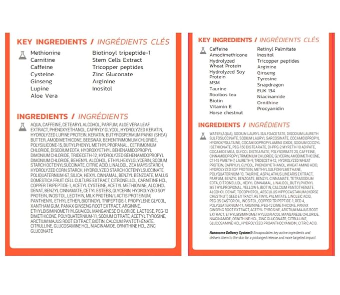 DS Labs Revita Shampoo and Conditioner – High-Performance Hair Density Shampoo & Conditioner, Volumizing & Thickening, Fuller, Healthier-Looking Hair, Sulfate & Silicone Free, For Men & Women, 205mL