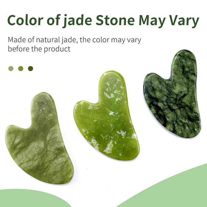 huefull Gua Sha Facial Tool for Face and Body, Gua Sha for Self Care, Guasha Tool Tensions Relief and Reducing Puffiness,Self Care Gifts for Woman/Men, Skin Gifts