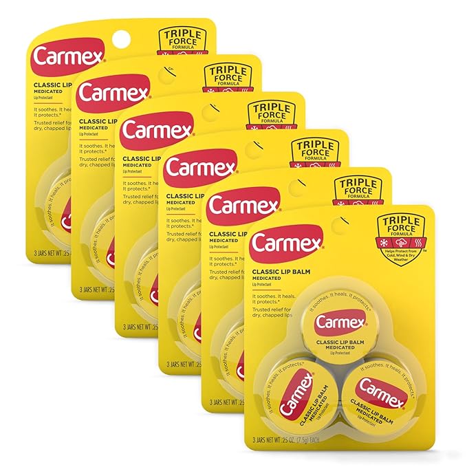 Carmex Medicated Lip Balm Jar, Lip OZ