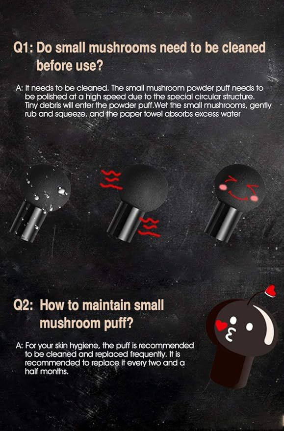 Air Cushion CC Cream Moisturizing Concealer Mushroom Head Brush Waterproof Makeup Foundation Moisture BB Cream for Women Girls (flower)