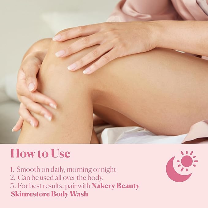 Nakery Body Butter Anti Aging Moisturizer - Body Cream Skin Tightening Cream & Neck Firming Cream, Moisturizing Cream & Neck Tightening Cream for Body & Face Cream for Dry Skin 300ml (Green Garden)