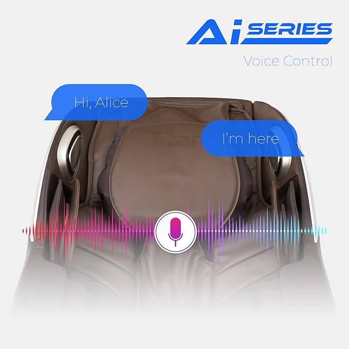 Titan Quantum Massage Chair | Taupe | Full Body & Zero Gravity Features | Customizable Massage Programs