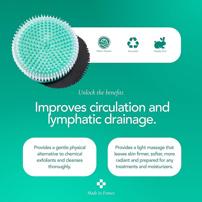 Dore Le Disque Silicone Facial Cleansing Tool – Gentle Exfoliating & Massaging Skincare Accessory – Soft Design for Daily Face Care & Product Absorption