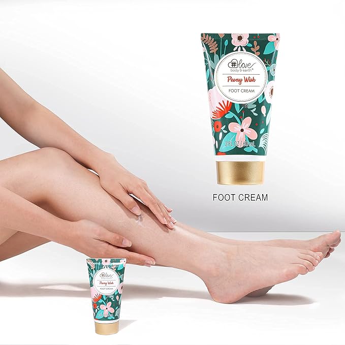 Hand Lotion Sets for Women Gift, Mothers Day Gift for Mom, Peony Wish Body Cream Gifts Set, Include Hand Cream, Foot Cream, Soap, Scented Candle, Women Body Care for All Skin Types Skin Care Gift Set
