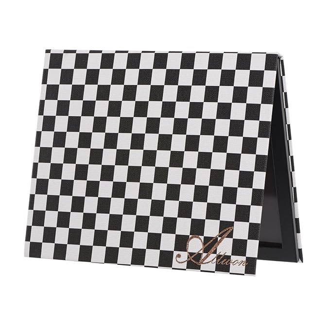 Extra Large Magnetic Palette Checkered Black Empty Makeup
