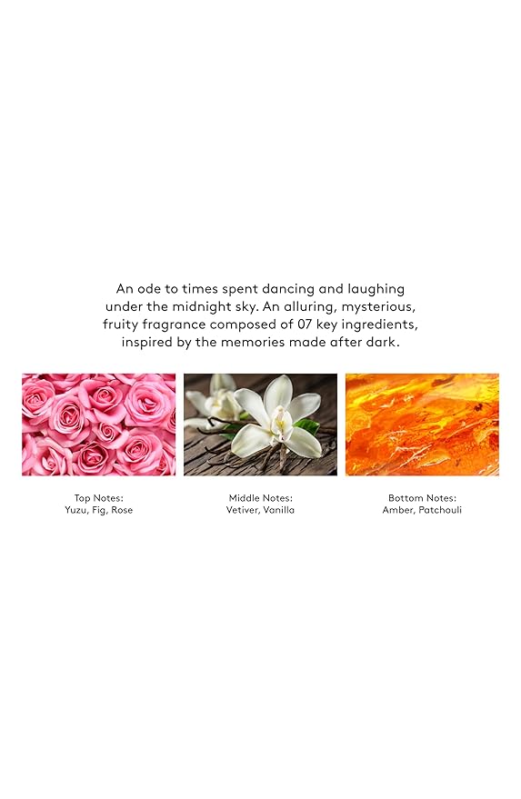 Lake & Skye Midnight 07 Eau de Parfum Spray - 0.06 fl oz (2 ml) Long Lasting Fragrance - Alluring, Mysterious, Fruity