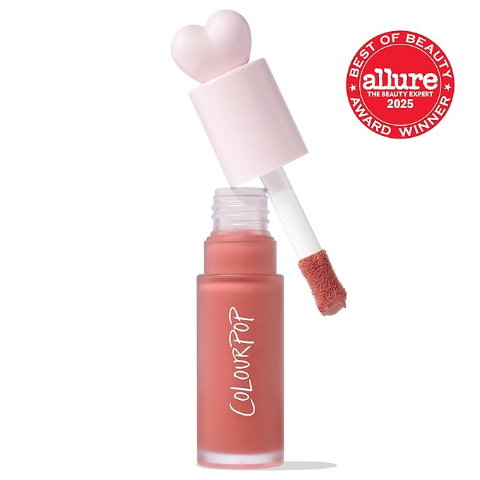 ColourPop Weightless Liquid Blush - Hydrating, Liquid Blush for Cheeks - Glowy Summer Makeup with Hyaluronic Acid for a Healthy Glow - Designed with a Doe Foot Applicator - THX (0.30 oz)