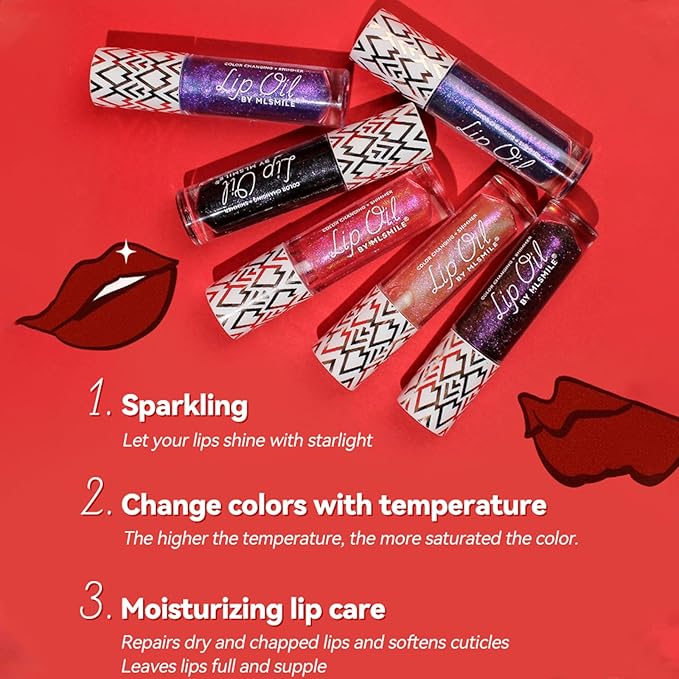 2 Colors Boss Up Color Changing Lip Oil,