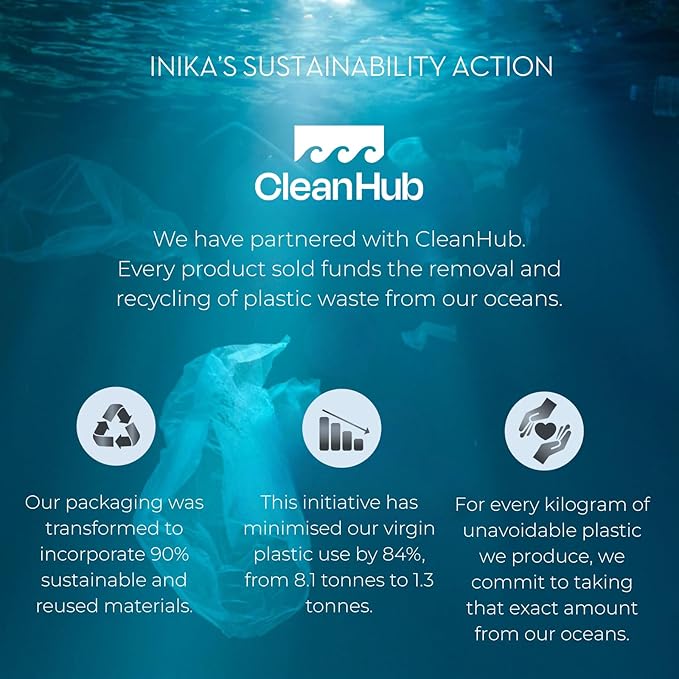 INIKA Organic BB Cream Foundation - Vegan Makeup with Hydrating Prickly Pear, Jojoba, and Pomegranate Seed Oil - Lightweight Glow for Balanced Skin Tone, Tan, 1 fl oz