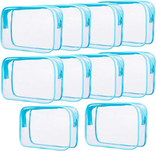 10pcs clear makeup bags bulk,tsa