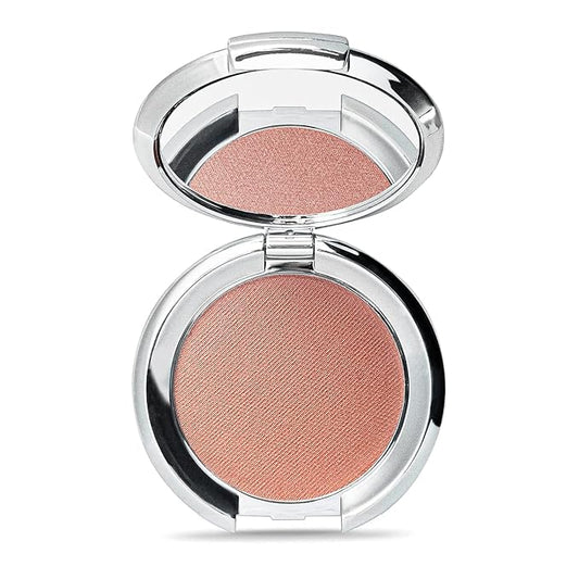 Nude Envie - Powder Blush - Silky Texture & Easy Application - Pigmented Long-Lasting Shimmer Finish - Infused With Crushed Pearls - Mirror Compact - Vegan, Paraben-Free & Cruelty-Free - Enchant