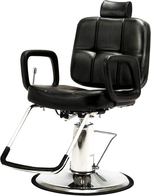 Artist hand Hydraulic Recline Barber Chair Salon Chair for Hair Stylist Heavy Duty Tattoo Chair Shampoo Beauty Salon Equipment