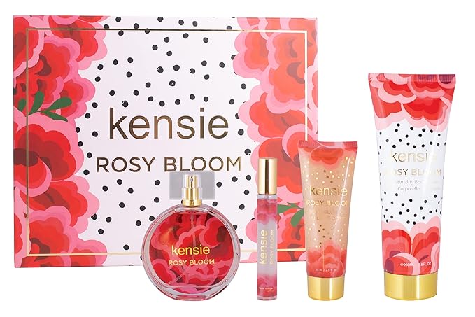 Kensie Rosy Bloom Gift Set, 3.4 fluid_ounces