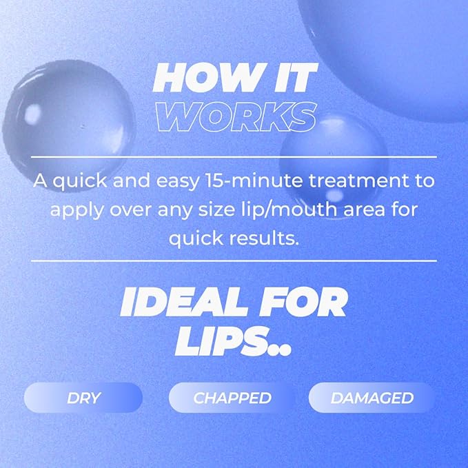 Vitamasques Lip Mask, 3-Pack - Cherry Vegan Collagen Lip Mask Sheets, Repair for Dry & Chapped Lips - Nourishing & Hydrating - Wild Cherries & Hyaluronic Acid - Vegan & Cruelty-Free Korean Skin Care